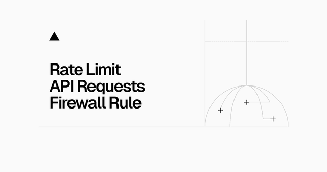Rate Limit API Requests Firewall Rule