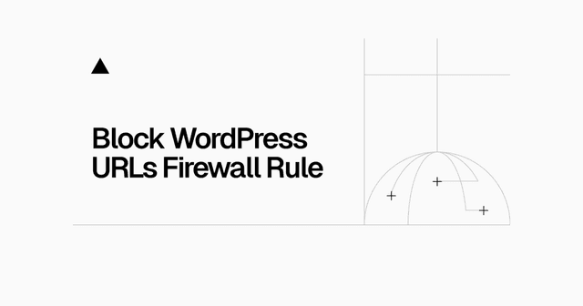 Block WordPress URLs Firewall Rule