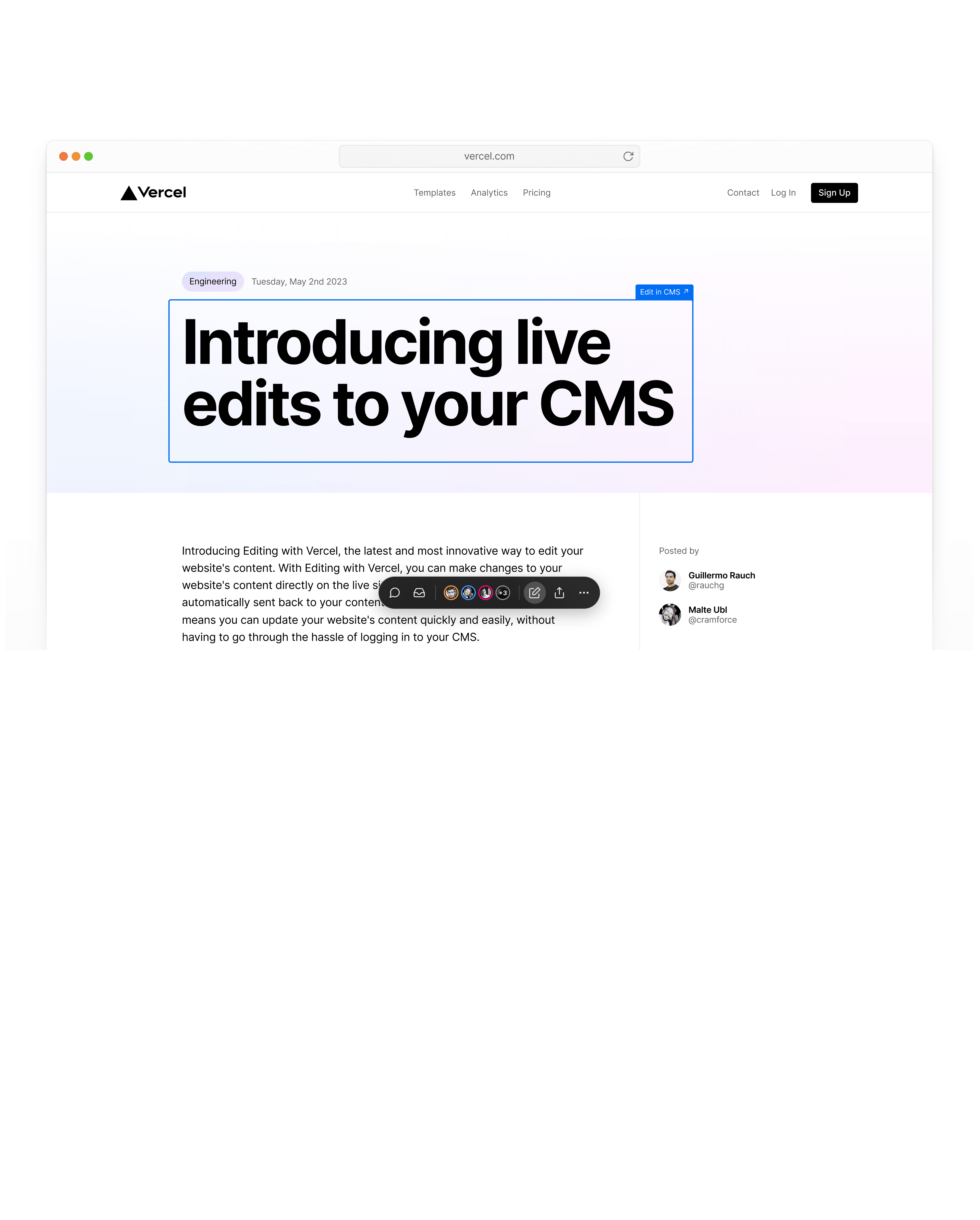 Visual Editing: Click-to-edit content for your headless CMS