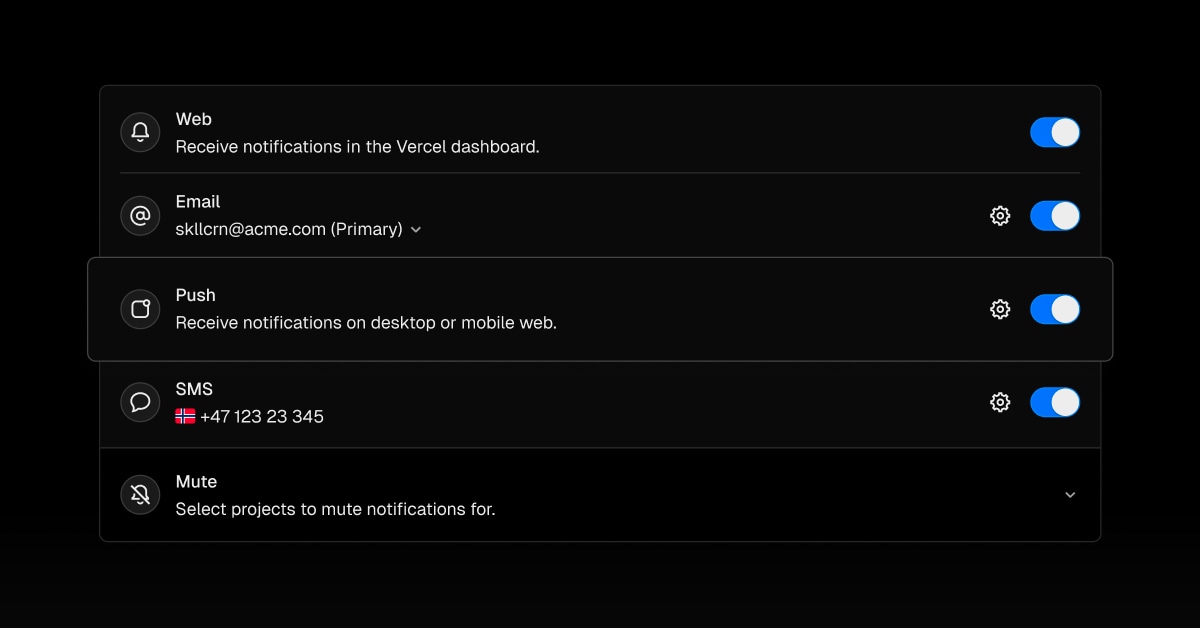 Push Notification Settings Hero