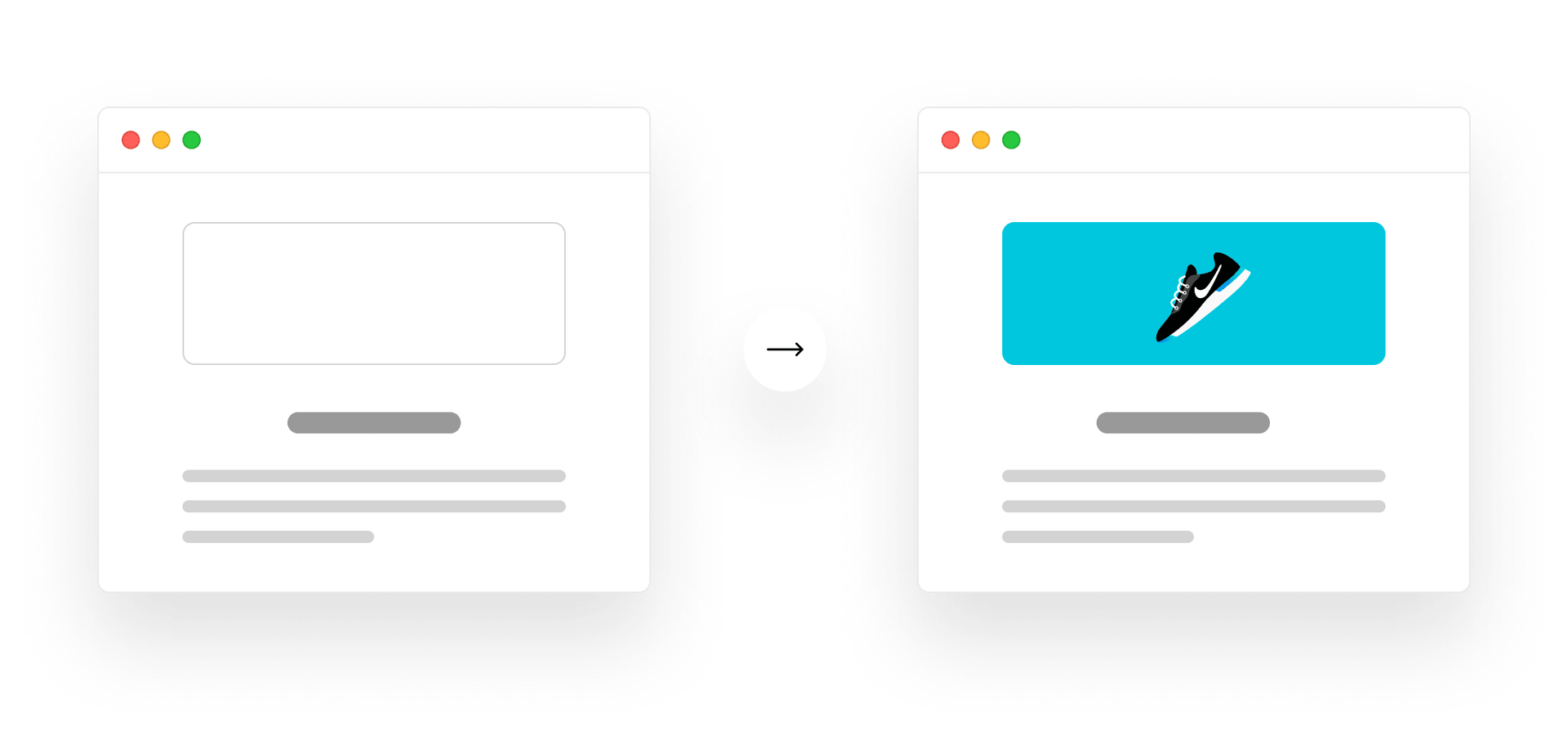 As the DOM is rendered, the largest element on the page may change. Here, the Largest Contentful Paint is counted until the image is seen on-screen. According to Google, a good LCP is below 2.5 seconds.